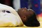 La judokate Madeleine Malonga à l'issue de sa défaite contre la portugaise Patricia Sampaio, le 1er août 2024.